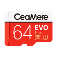 Cartes mémoire TF Ceamere 100% originales 512 Go EVO Plus de haute qualité, prix d'usine, 32 Go 64 Go 128 Go Classe 10 U3 Mini SD Cart SD Kort