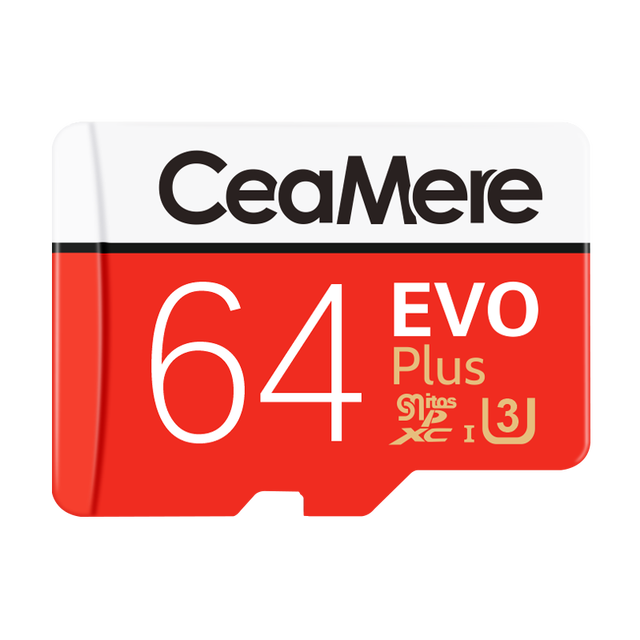 Factory Price Ceamere 100% Original EVO Plus High Quality 512GB TF Memory Cards Class 10 U3 10-Year Warranty CE RoHS FCC
