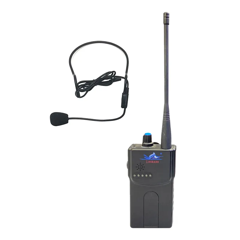 กันน้ำรับ H905A การนำกระดูกหูฟัง1000เมตร H900A Walkie Talkie เครื่องส่งสัญญาณ FM