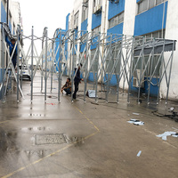 Abri de voiture extérieur autoportant avec toit en toile et structure métallique, abri solaire pour voiture, tente toutes saisons, garage pour voiture, imperméable