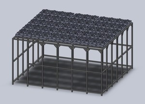 Điện tử sinh học phòng thí nghiệm dây chuyền sản xuất dễ dàng lắp ráp bụi làm sạch phòng sạch gian hàng với máy lọc không khí - Product Image 6