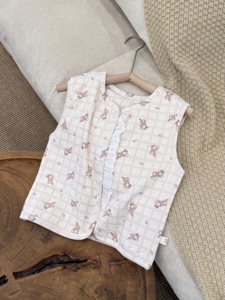 Livraison Rapide <span class=keywords><strong>Gilet</strong></span> Enfant 95,5% Coton Extensible Doublure Double Couche Mélange Soie Garçons Filles Sans Manches En Stock Prêt à l'emploi - Product Image 5