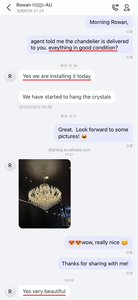 Lustre LED suspendu Maria Theresa de 200 cm de large, en cristal doré, style bougie, blanc chaud 2700K, garantie 4 ans, pour plafond bas, hôtel - Product Image 3