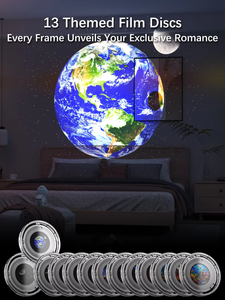Lámpara LED Moderna 13 en 1, Mini Proyector de Galaxia con Música, Luz Nocturna de Luna y Cielo Estrellado para Niños, Decoración de Dormitorio, Regalo 2026 - Product Image 6