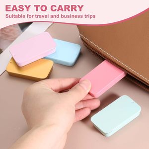 Free Stock Samples Rectangular <b>Small</b> <b>Storage</b> <b>Box</b> Child Resistant Empty Tins <b>Box</b> Containers Custom Slide Metal Tin - Product Image 5