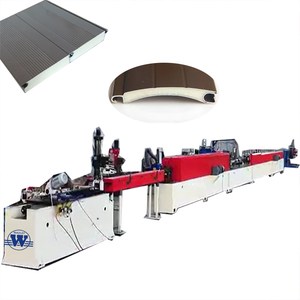 Perfil de Lamas de Acero Inoxidable de 55mm para Puertas Enrollables de Espuma PU, para Uso en Ventanas de Aluminio, Persianas y Techos - Product Image 1