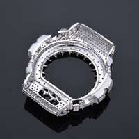 Buss Down DW6900 Moissanite Thorns Uhrengehäuse Luxuriöses Vergoldetes VVS Diamant Iced Out Lünetten-Teile Hip Hop Schmuck Accessoires