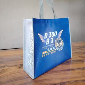 カスタム再利用可能PP不織布ショッピングバッグロゴデザインロープハンドル販促店食料品マーケットバッグ展示用 - Product Image 2