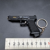 Llavero de Juguete de Aleación Empire de 7.5 cm TTIG34 1:3, Modelo de Pistola Desmontable con Bala, Envío Inmediato