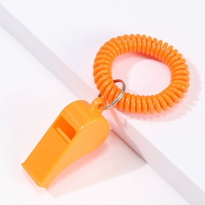 Sifflets en plastique en gros, multicolores, avec bracelet à ressort, pour l'entraînement sportif, le camping et les jeux de fête - Product Image 3