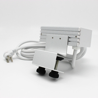 Multiprise de bureau à fixation sur bureau US avec USB-C PD20W, cordon d'extension à fiche plate, prise de courant de bureau, station de charge rapide