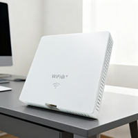 Pack Réseau Géré AX3000 WiFi 6 Pro - 4x Plaques murales AP + Switch PoE++ AC 9 ports avec prise en charge VLAN, Certifié CE, 120W, Garantie 1 an