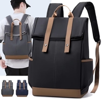 Mochila Impermeable para Hombre, Estilo Ejecutivo, Casual, para Viajes, con Logotipo Personalizado, para Portátil, Estudiantes, Bolsa para Computadora