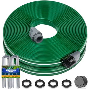 <span class=keywords><strong>Tubo</strong></span> <span class=keywords><strong>Irrigazione</strong></span> con Fori 50FT, <span class=keywords><strong>Tubo</strong></span> da Giardino Resistente, Sistema di <span class=keywords><strong>Irrigazione</strong></span> ad Alta Efficienza per Prato e Giardino - Product Image 1