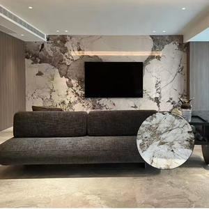 Panneau de placage de bois en fibre de charbon de bois de bambou de décoration intérieure à haute brillance cristal de carbone dalle de marbre <span class=keywords><strong>ardoise</strong></span> panneau <span class=keywords><strong>mural</strong></span> flexible en PVC - Product Image 6