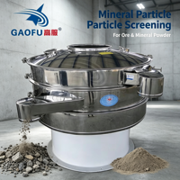 Crible vibrant rotatif haute capacité, tamiseur vibrant robuste pour le criblage des minerais