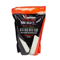 Sac debout pour impression de marque personnalisée de bb 5,000 ct airsoft BBS. Sac d'emballage de granulés 2g