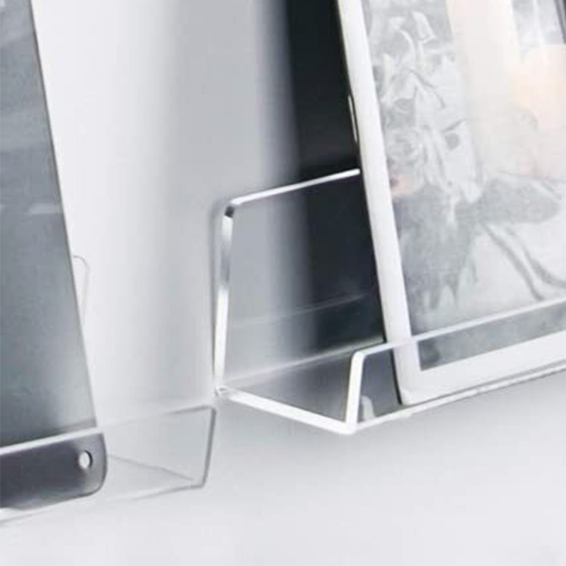 L-образная прозрачная виниловая полка для записей настенное крепление акриловый держатель для альбома дисплей люцитовый Виниловый держатель настенный LP прослушивание