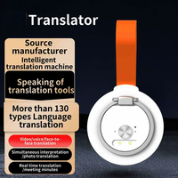 Traducteur de langues intelligent magnétique portable facile à utiliser avec connectivité 5.2 4G/5G, 30 langues pour l'apprentissage et le travail international