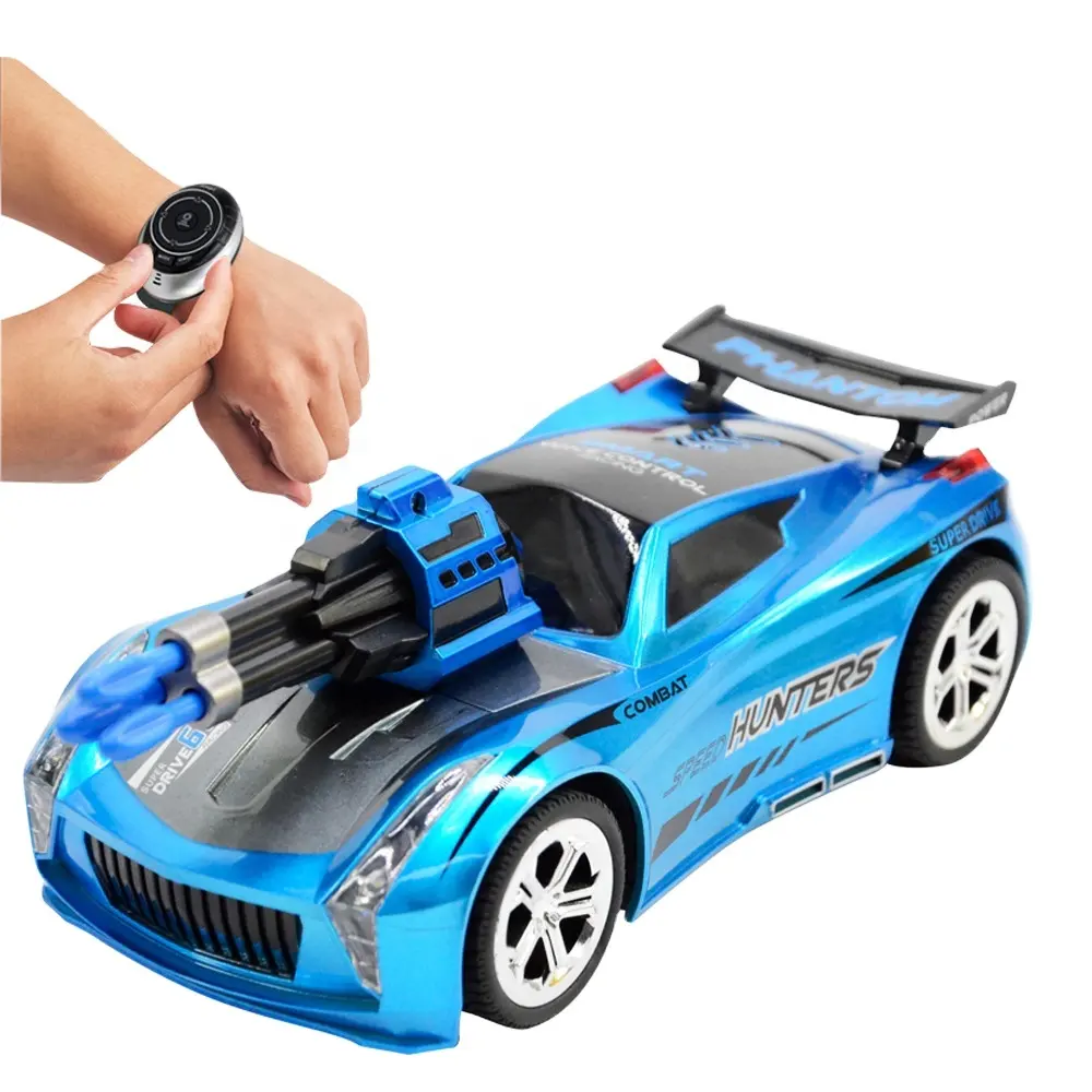 Bricstar watch voice control car shooting bullet china remote control car toys, soft bullet toy with voice recorded function