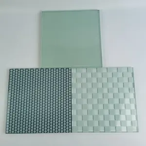 5Mm/6Mm/8Mm/10Mm/12Mm Streep Patroon Gehard Gelaagd Glas Keramische frit Voor Reling Gordijn Muur Sunroon Deuren Ramen