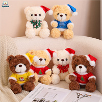 Boneka Plush Kualitas Tinggi Custom, Boneka Plush Kreatif, Boneka Teddy Natal, Syal Lucu, Boneka Natal Grosir, Boneka Plush Custom