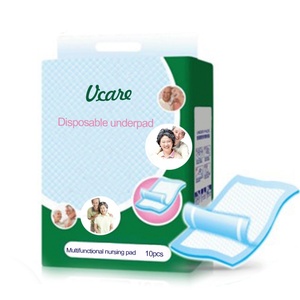 Alèses jetables bleues de haute qualité pour adultes, absorbantes, pour l'incontinence en milieu hospitalier, protection anti-fuites jour et nuit - Product Image 1