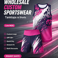 Ensemble short et débardeur de course à logo personnalisé, respirant, séchage rapide, sans manches, extensible, col rond, pour l'été