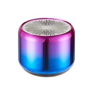 New mát <span class=keywords><strong>Bluetooth</strong></span> Loa đa chức năng xách tay nhỏ súng thép loa siêu trầm TWS couplet óng ánh màu xanh răng Loa - Product Image 1