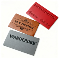 Nouveau type d'étiquette en cuir vierge gaufrée Jacron / Patch / Badge / Étiquette pour vêtements en denim