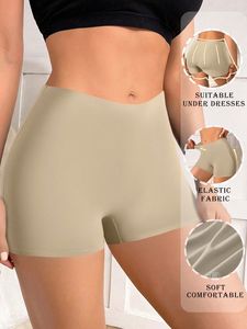 Mutande Boxer Donna Senza Cuciture in Seta Ghiaccio Antiabbagliamento Quattro Angoli - Nuovi Pantaloncini di Sicurezza Donna - Product Image 6