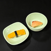 Bol à riz en mélamine de 4,5 pouces, couleur unie, résistant aux chocs, vaisselle pour restaurant et cantine