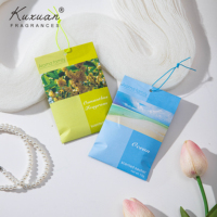 Paquets de sachets suspendus personnalisés de 12g sachets parfumés de longue durée pour tiroirs et placard maison désodorisant chambre armoire