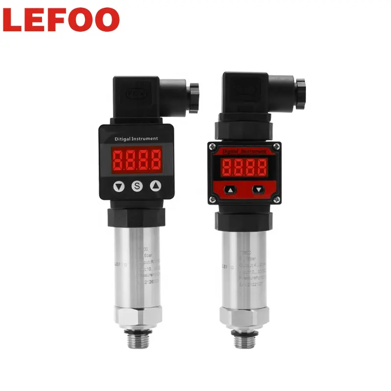 LEFOO RS485 उत्पादन दबाव ट्रांसमीटरों <span class=keywords><strong>एलसीडी</strong></span> डिजिटल प्रदर्शन पानी के दबाव सेंसर दबाव transducer
