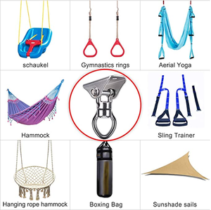 Nhiệm Vụ Nặng Nề 360 Xoay Đu Xoay Móc 1200LB Công Suất Đối Với Gỗ Bê Tông Sân Chơi Yoga Võng Ghế - Product Image 4