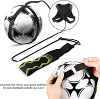 JST01A Entraîneur de Coup de Pied de Football, Aide à l'Entraînement de Football, Ceinture Réglable, Corde Élastique, Pratique du Coup de Pied en Solo, Entraîneur de Football