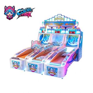 Máquina de Juego Arcade de Bolas de Esquí para 3 Jugadores, Operada con Monedas, Temática de Nieve, Bolas Rodantes, Redención de Boletos, Máquina de Juego Deportivo - Product Image 3
