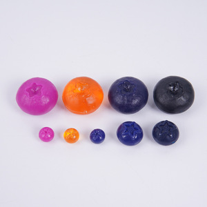Modèle de myrtille simulée, accessoires en argile au beurre pour gâteau DIY, mini décoration de cuisine, ornement de fruits - Product Image 4
