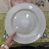 Service de table en verre Offre Spéciale Assiettes de présentation pour mariage Assiette de présentation en verre blanc