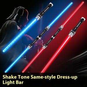 Espada Láser 2 en 1 para Niños, Juguete LED con Luz, Colorida, Ideal para Halloween, Accesorio de Disfraz - Product Image 1