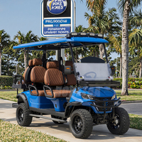 Voiturettes de golf électriques Robetaa Buggy à vendre Voiture de golf chinoise Mini Usa Street Legal 6 passagers 4 + 2 places