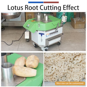 300-500kg/h Commercial Pineapple Cutting & Slicing <b>Machine</b> with Double-<b>Feeding</b> Port Motor & Engine High Safety - Product Image 3