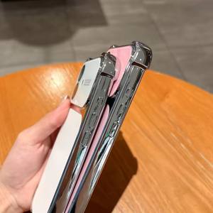 Funda Protectora de TPU de Color Sólido de Lujo para iPhone 17 Air 16 15 Plus 14 12 13 <span class=keywords><strong>Pro</strong></span> Max Plus, con Recubrimiento Brillante y Protección Contra Impactos - Product Image 5