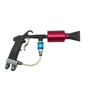 ปืนฉีดโฟมแบบสองหัว แรงดันใช้งาน 60-120 PSI สำหรับร้านซ่อมรถยนต์ 4S ใช้ล้างก่อนล้างรถ ช่องลมเข้า 6.5 มม. ช่องน้ำเข้า 8 มม. มีสินค้าในสต็อก - Product Image 1