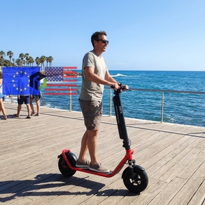 Nouvelle <span class=keywords><strong>trottinette</strong></span> <span class=keywords><strong>électrique</strong></span> pour adultes, moteur sans balais, étanche IPX4, 1000W, 3 vitesses réglables, pliable, batterie au lithium, double suspension - Product Image 2