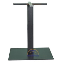 Pieds de table contemporains en fer forgé sur mesure pour mobilier de restauration commercial, base en acier, base de table en métal