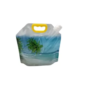 Vente en gros de sac à eau en plastique de haute qualité pour animaux de compagnie/Al/Vmpet/Ny/cpp/Pe pochette à bec 1L 1.5L 2L 2.5L 3L 4L 5L 6L doypack de liquide