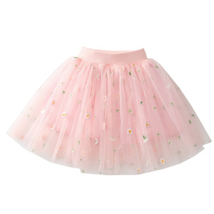 New Girls Little ricamo gonna ragazza Baby Floral Mesh Dance <span class=keywords><strong>Tutu</strong></span> - Product Image 5