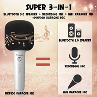 MAONO Home KTV Microphones karaoké sans fil 8 effets Audio micro portable avec haut-parleur pour tous les âges cadeau de noël micro karaoké
