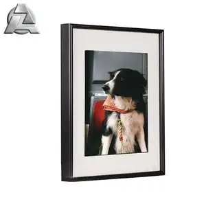Giá tốt hình ảnh ZJD-PF924 Vòng cạnh nhôm hồ sơ cho quảng cáo khung Matte đen anodized